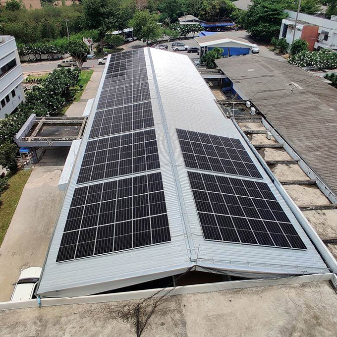 โครงการจัดการพลังงานไฟฟ้าจากระบบผลิตไฟฟ้าพลังงานแสงอาทิตย์ที่ติดตั้งบนหลังคา โรงพยาบาลบ้านฉาง